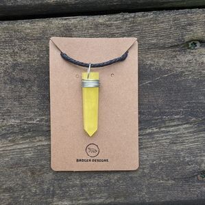 Yellow Crystal Healing Chakra Necklace